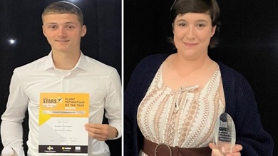 Image for news article: Myerscough plant apprentices recognised in national ceremony