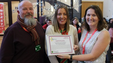 Image for news article: Staff recognised in Myerscough MyStar awards (1)