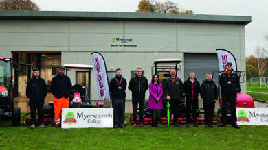 Image for news article: Myerscough enlists Baroness to support sportsturf student activities