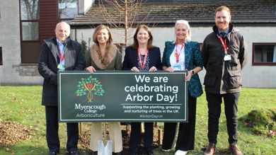 Image for news article: Another tree-mendous Myerscough Arbor Day
