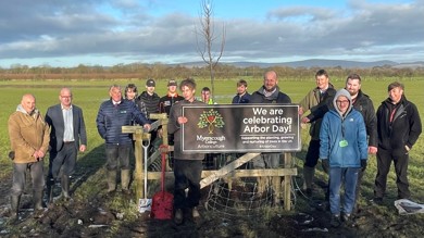 Image for news article: Final planting of trees marks completion of Myerscough’s King’s Drive