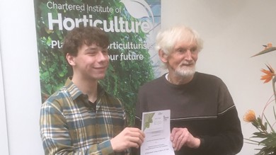 Image for news article: Myerscough student makes national final of Young Horticulturist of the Year