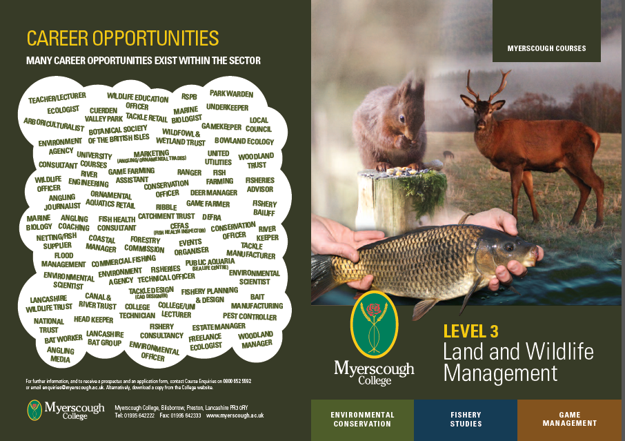 Level 3 Land And Wildlife Management | Myerscough College