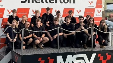Image for news article: Myerscough motorsport degree students stay on track