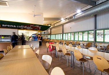 The Equine Arena Cafe during the day
