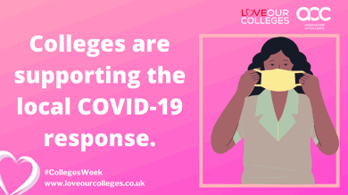 Image for news article: COLLEGES WEEK: Supporting the Covid-19 response