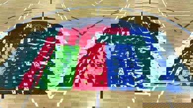 Image for news article: Myerscough football donate kit to underprivileged people