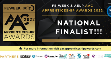 Image for news article: Myerscough’s apprenticeship provision shortlisted for two national awards