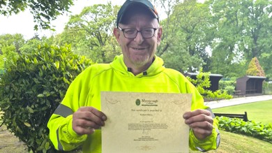 Image for news article: Horticulture apprentice recognised with Myerscough’s latest achievement Award