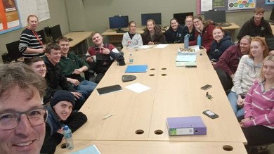 Image for news article: Pioneer of Dutch agriculture visits Myerscough