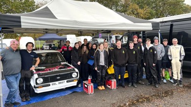 Image for news article: Motorsport students find top gear at the Neil Howard Stages